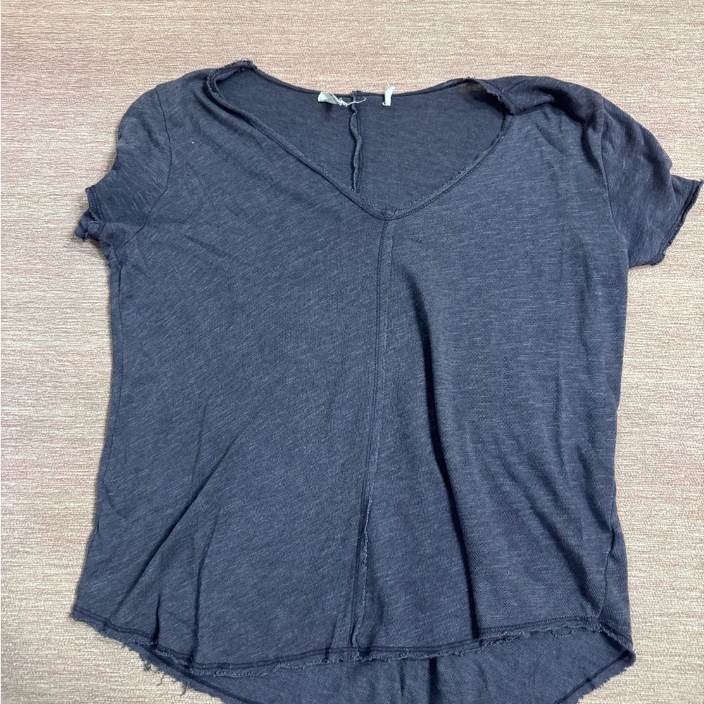 Project Social T Charcoal V-Neck Tee